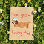 10-Piece Mixed Set — Handmade Crochet Cards on Kraft Paper, Creative Woven Cards for All Occasions