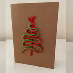 10-Piece Mixed Set — Handmade Crochet Cards on Kraft Paper, Creative Woven Cards for All Occasions