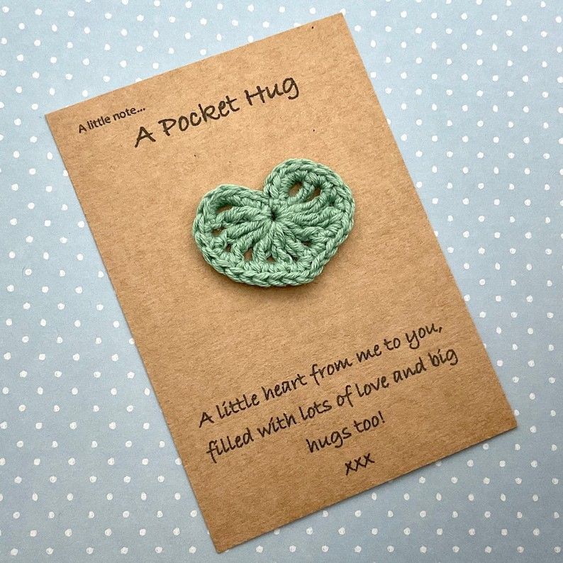 10-Piece Mixed Set — Handmade Crochet Cards on Kraft Paper, Creative Woven Cards for All Occasions