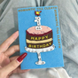 Felt Gift Cards — Birthday Wish Postcards, Handmade Greeting Cards