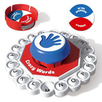 Crazy Alphabet Spinner,Family Party Game-Blue