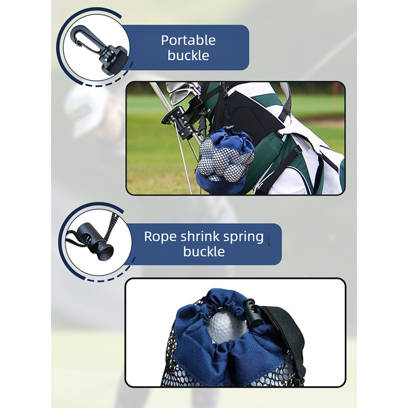 Golf Ball Pouch — S, Gray
