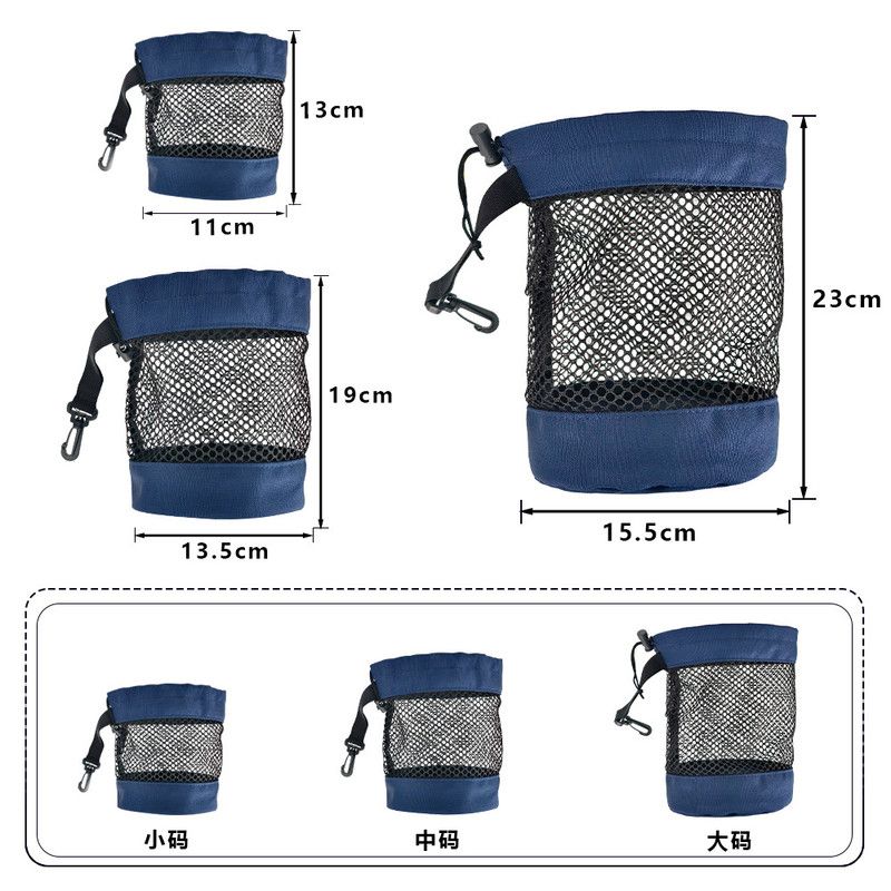 Golf Ball Pouch — L, Black