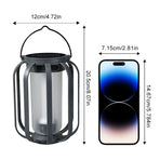 Solar Camping Lantern – Outdoor Yard Decorative Light with Tripod Stand, Portable Hanging LED Atmosphere Lamp