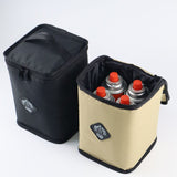 In-Stock Gas Canister Storage Bag — Chexingjia Outdoor & High-Altitude Camping: Portable Protective Case for Long Gas Canisters (Camping Lantern Accessory) - Side View