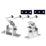 Solar Panel Holder Set 15 to 30 Degrees Adjustable Bracket Solar Panel Mount Bracket Set - Front View