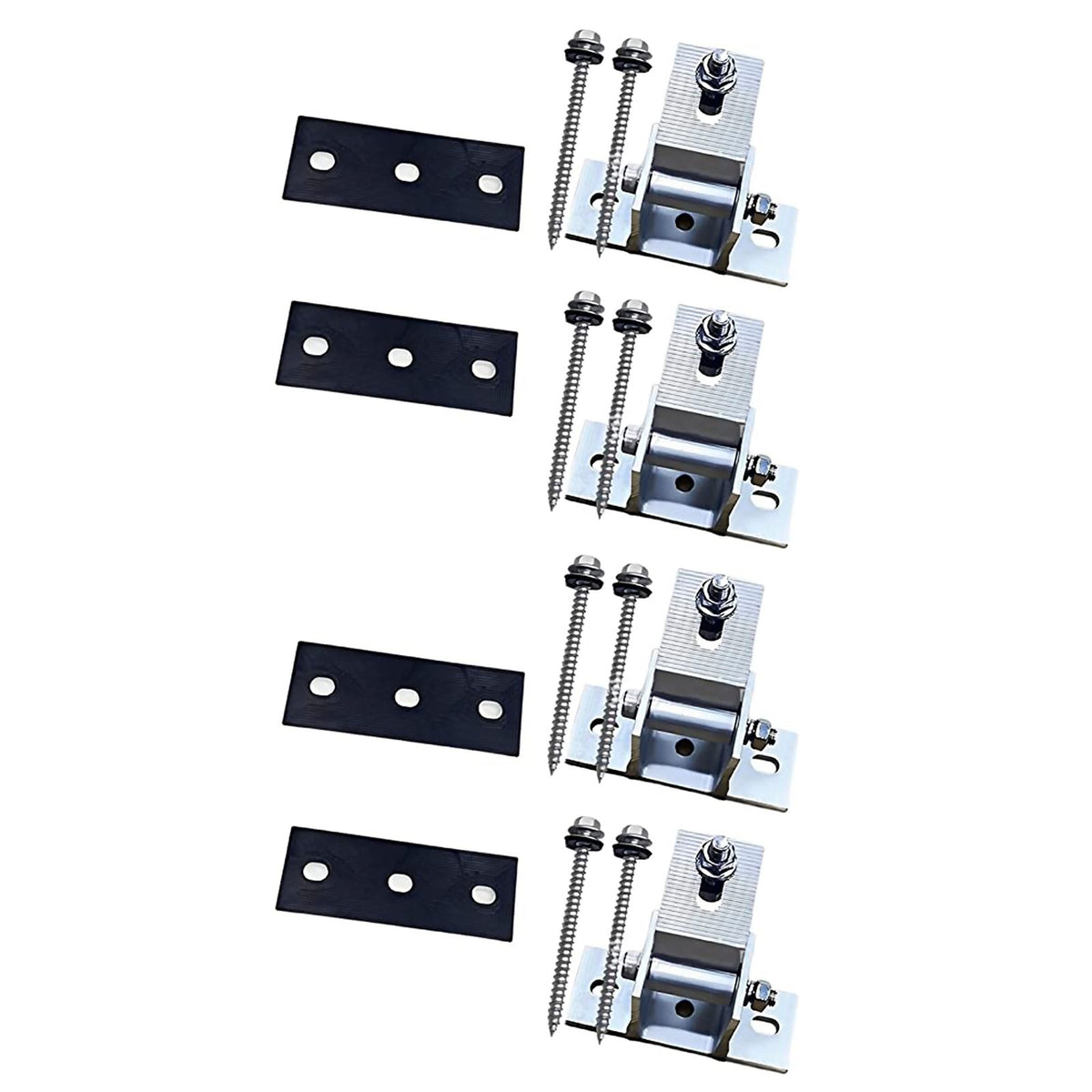 Solar Panel Holder Set 15 to 30 Degrees Adjustable Bracket Solar Panel Mount Bracket Set