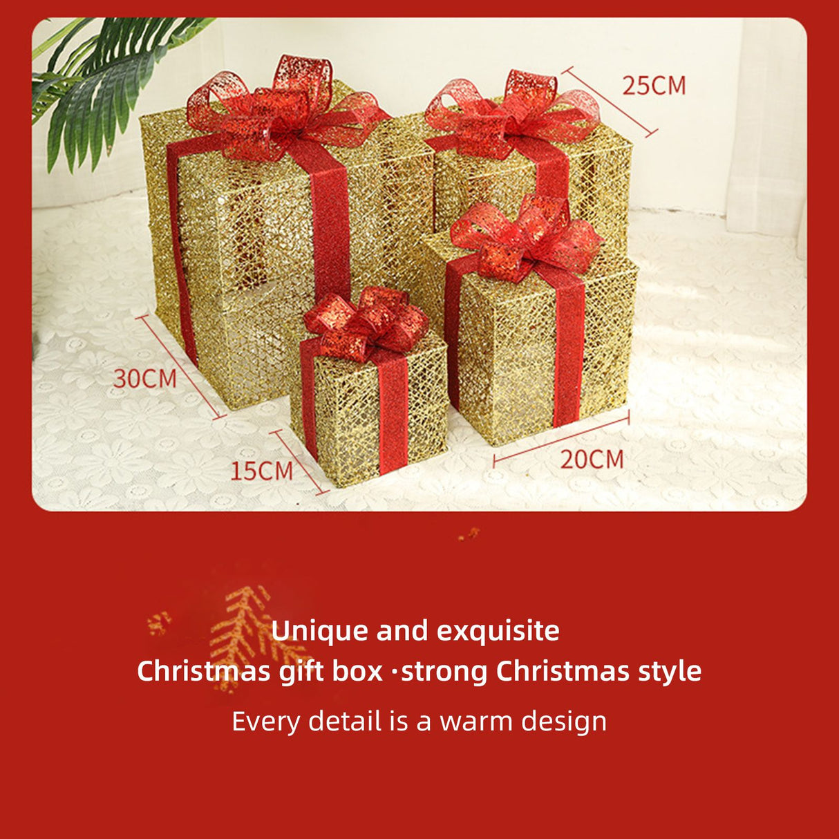 Christmas Gift Boxes for Christmas Indoor Outdoor Decorations