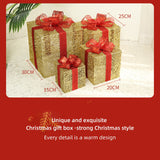 Christmas Gift Boxes for Christmas Indoor Outdoor Decorations - Close-Up Angle