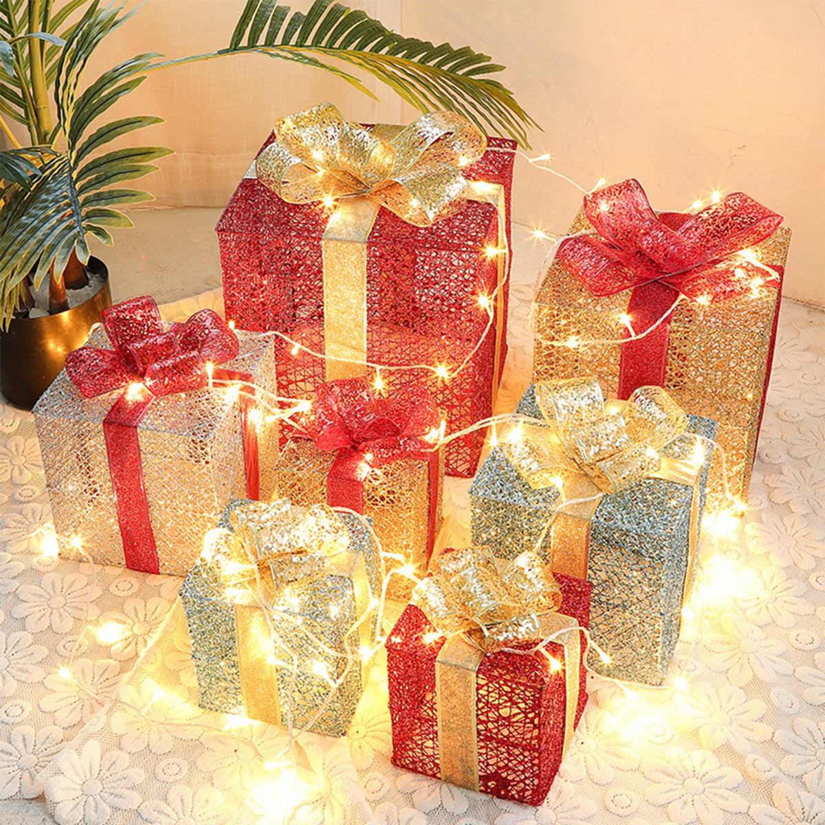 Christmas Gift Boxes for Christmas Indoor Outdoor Decorations