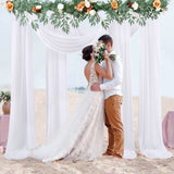Wedding Arch Chiffon Fabric Drapery Wedding Drapery Arch Decoration Wedding Decor