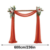 Wedding Arch Chiffon Fabric Drapery Wedding Drapery Arch Decoration Wedding Decor - Close-Up Angle