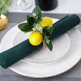 Simulation Lemon Napkin Ring Napkin Ring Holder Furniture Restaurant Table Decoration