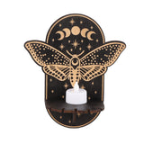 Wooden Candle Holder Hanging Decoration LED Animal Candlestick Crystal Display Stand for Meditation Home Decor