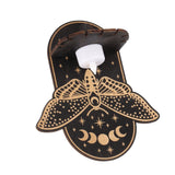 Wooden Candle Holder Hanging Decoration LED Animal Candlestick Crystal Display Stand for Meditation Home Decor - Close-Up Angle