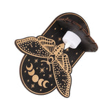 Wooden Candle Holder Hanging Decoration LED Animal Candlestick Crystal Display Stand for Meditation Home Decor