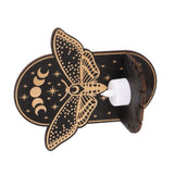 Wooden Candle Holder Hanging Decoration LED Animal Candlestick Crystal Display Stand for Meditation Home Decor - Extra Image