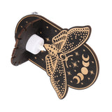 Wooden Candle Holder Hanging Decoration LED Animal Candlestick Crystal Display Stand for Meditation Home Decor - Extra Image