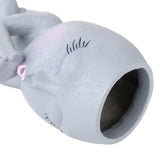 Sculpture Flower Pot Resin Portrait Flying Kiss Flower Pot Planter Pot Closed Eye Flower Pot - 45-Degree Angle