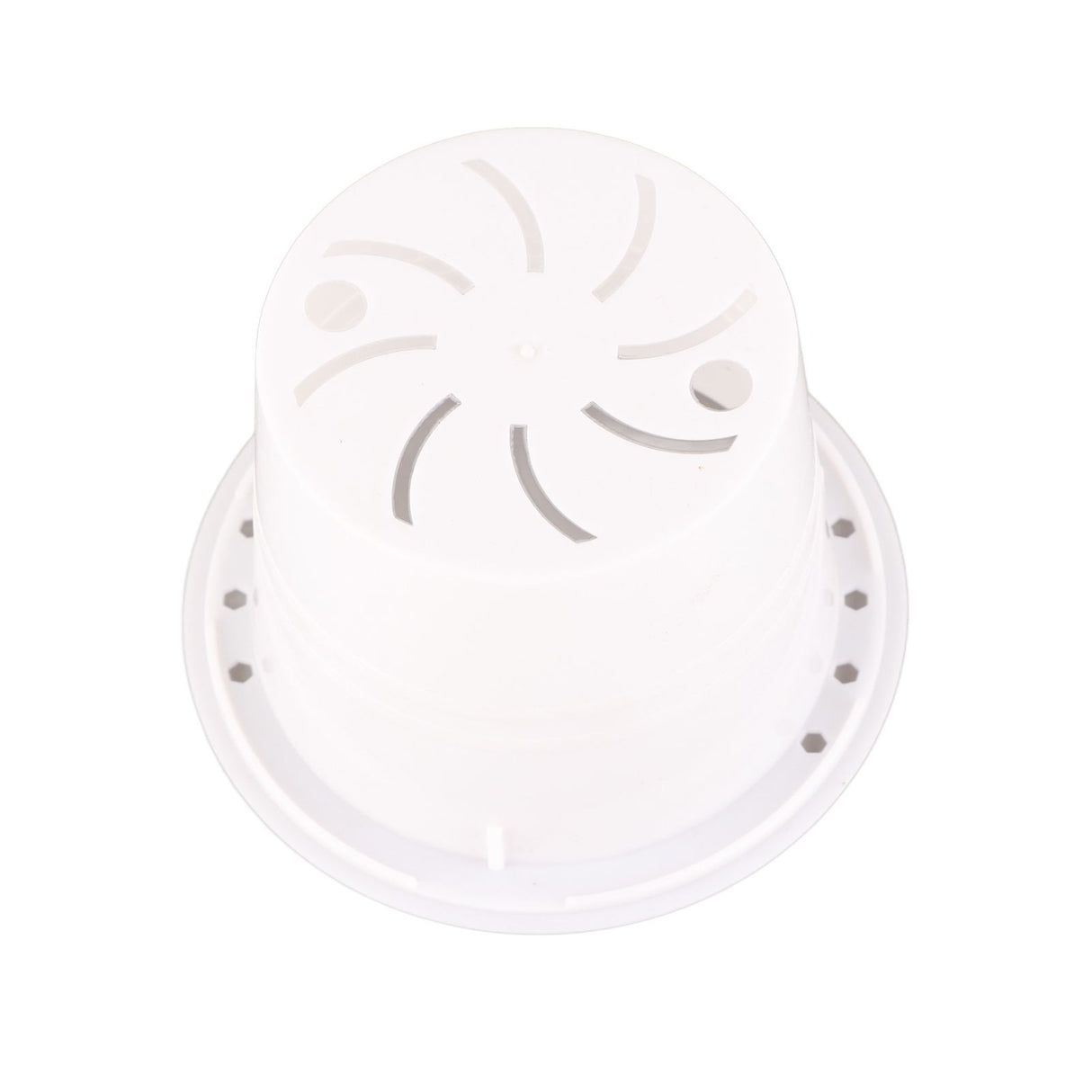 Automatic Water Absorbing Transparent Pot Creative Round Office Desktop Green Plant Hydroponic Plastic Flower Pots