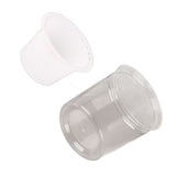 Automatic Water Absorbing Transparent Pot Creative Round Office Desktop Green Plant Hydroponic Plastic Flower Pots