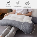 Soy Fiber Pillow Neck Pillow Cervical Ergonomic Pillow Pillow for Neck and Shoulder Pain - Top-Down View
