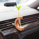 Car Vase Center Console Letter Florist Aromatherapy Bottle Car Air Vent Flower Vase