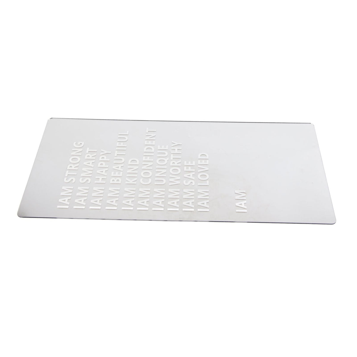 LED Affirmation Mirror Acrylic Mirror USB Mirror Inspirational Mirror Versatile Decor