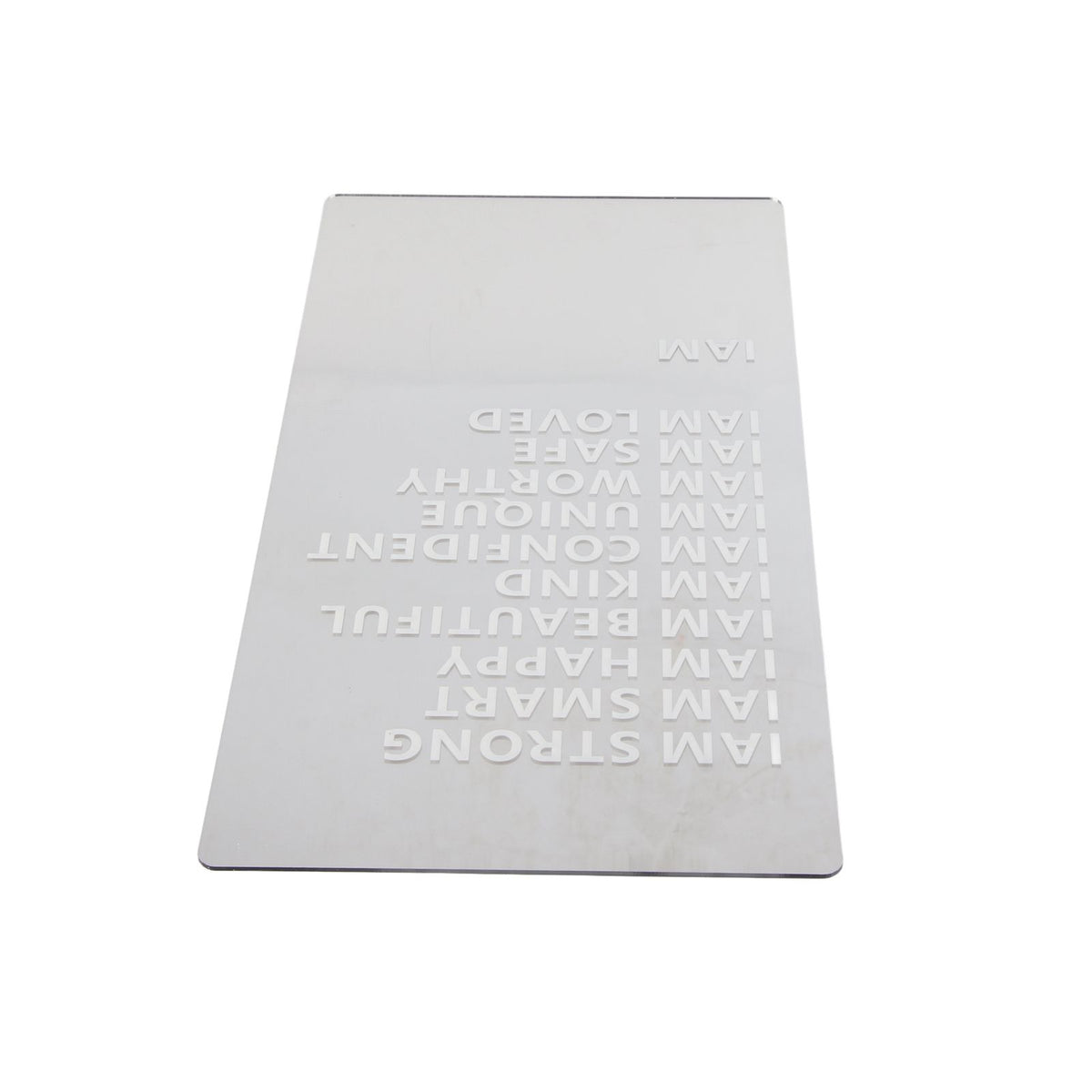 LED Affirmation Mirror Acrylic Mirror USB Mirror Inspirational Mirror Versatile Decor