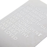 LED Affirmation Mirror Acrylic Mirror USB Mirror Inspirational Mirror Versatile Decor - Extra Image