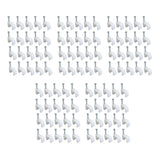 100 PCS 5mm Steel Nail Line Clip Round Cable Fixing Clips for Wall Mounted Cord Management