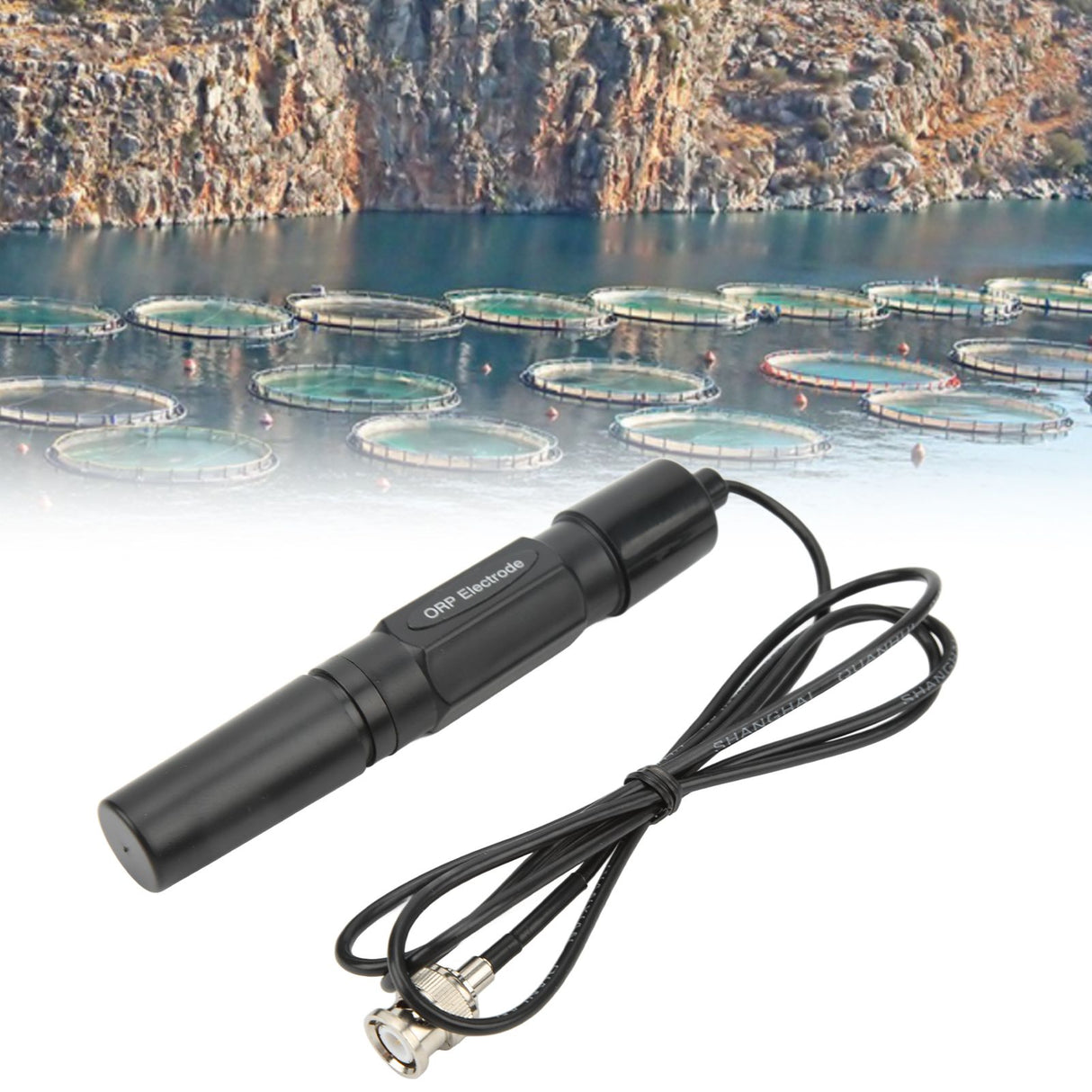 ORP 201H Probe Electrode Replaceable BNC Socket Probe for ORP Tester Meter Controller 2M