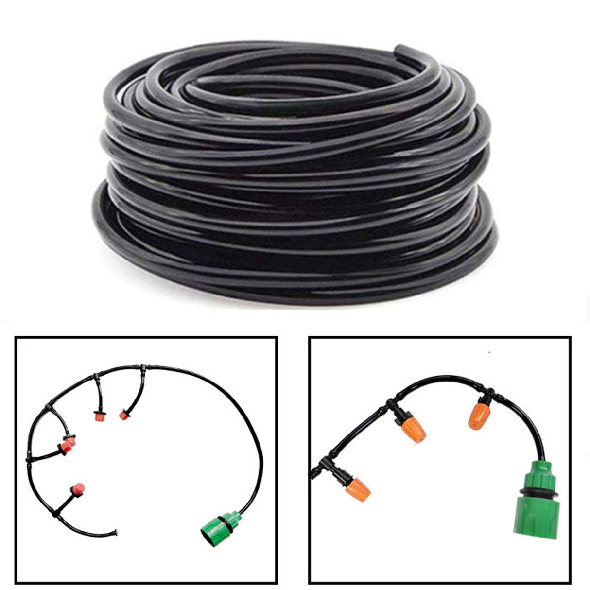 Garden Drip Irrigation System Automatic Micro Spraying Watering Kits Irrigation Atomization System 30m/1181.1in