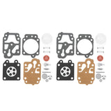 2 Sets Carburetor Diaphragm and Gasket Paper Iron Rubber Carburetor Repair Kit for Walbro 40 5 Chain Saw
