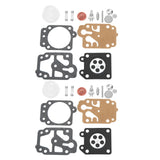 2 Sets Carburetor Diaphragm and Gasket Paper Iron Rubber Carburetor Repair Kit for Walbro 40 5 Chain Saw - Side View