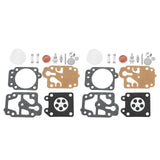 2 Sets Carburetor Diaphragm and Gasket Paper Iron Rubber Carburetor Repair Kit for Walbro 40 5 Chain Saw