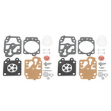 2 Sets Carburetor Diaphragm and Gasket Paper Iron Rubber Carburetor Repair Kit for Walbro 40 5 Chain Saw