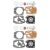 2 Sets Carburetor Diaphragm and Gasket Paper Iron Rubber Carburetor Repair Kit for Walbro 40 5 Chain Saw