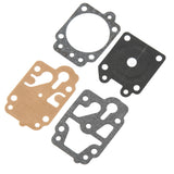 2 Sets Carburetor Diaphragm and Gasket Paper Iron Rubber Carburetor Repair Kit for Walbro 40 5 Chain Saw
