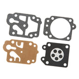 2 Sets Carburetor Diaphragm and Gasket Paper Iron Rubber Carburetor Repair Kit for Walbro 40 5 Chain Saw - Extra Image