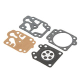 2 Sets Carburetor Diaphragm and Gasket Paper Iron Rubber Carburetor Repair Kit for Walbro 40 5 Chain Saw - Extra Image