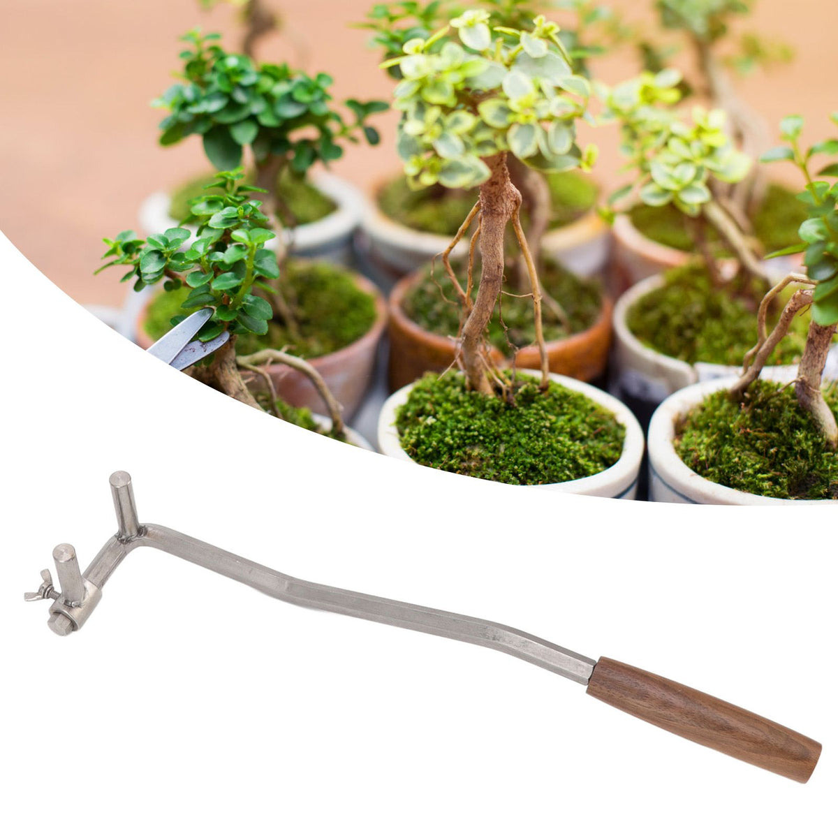 Bonsai Branch Bending Tool Professional High Accuracy Stainless Steel Bonsai Branch Bender for Courtyard Garden M12