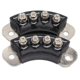 1 Pair 4 Terminals Generator Rectifier Semiarc Rotating Rectifier Bridge Module for Current Adjustment