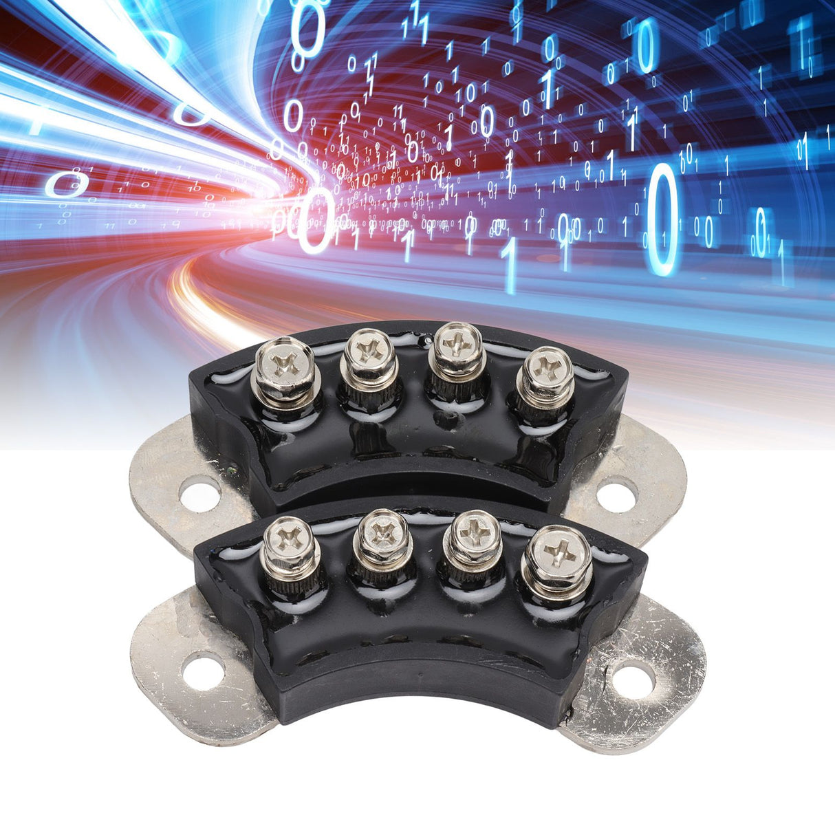1 Pair 4 Terminals Generator Rectifier Semiarc Rotating Rectifier Bridge Module for Current Adjustment