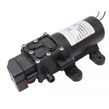 High Pressure Diaphragm Pump Smart Electric 6L Flow Rate Self Priming Pump for Car Wash Agricultural DC12V 72W - Front View