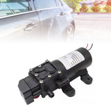 High Pressure Diaphragm Pump Smart Electric 6L Flow Rate Self Priming Pump for Car Wash Agricultural DC12V 72W