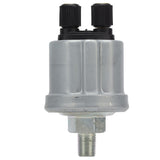 10Bar Oil Pressure Sensor Stainless Steel Engine Oil Pressure Sensor Replacement for Large Trucks Excavators Generators 1/8 (10mm/0.39in) - Side View