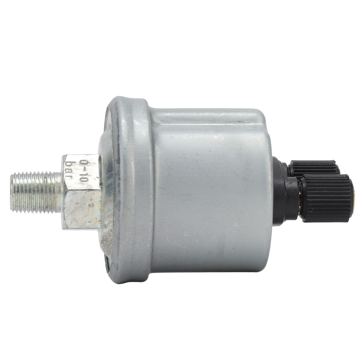 10Bar Oil Pressure Sensor Stainless Steel Engine Oil Pressure Sensor Replacement for Large Trucks Excavators Generators 1/8 (10mm/0.39in)