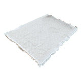 Outdoor Picnic Blanket with Fringe Cotton Soft Comfortable Simple Style for Camping Beach 180x130