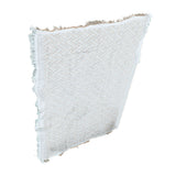 Outdoor Picnic Blanket with Fringe Cotton Soft Comfortable Simple Style for Camping Beach 180x130 - Side View
